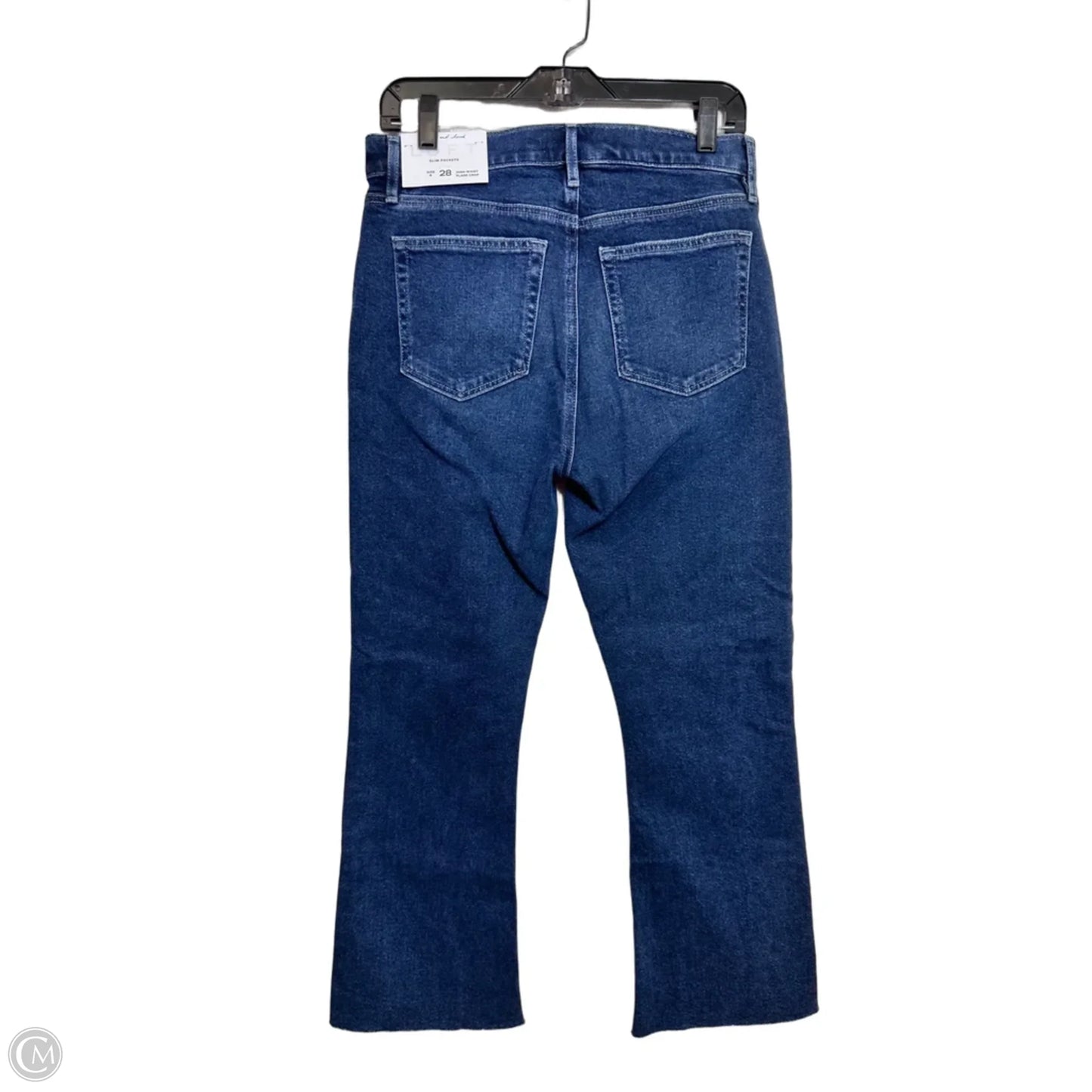 Jeans Flared By Loft In Blue Denim, Size: 6