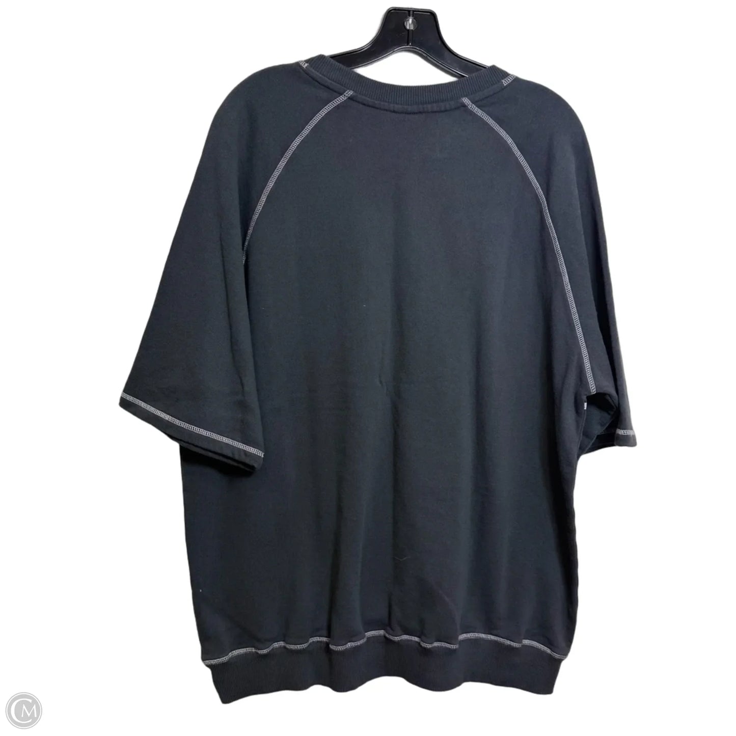 Top Short Sleeve By Urban Outfitters In Grey, Size: L