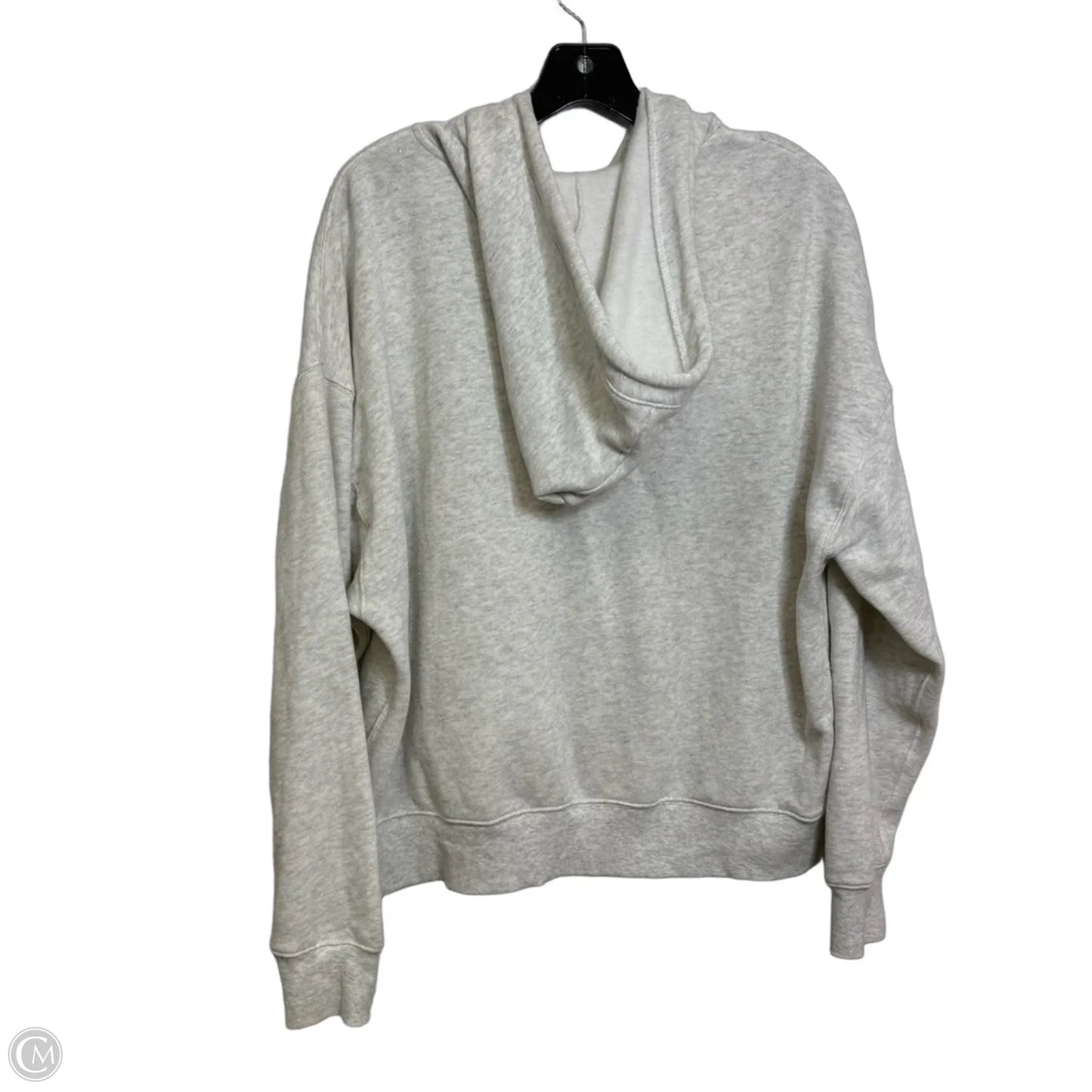 Athletic Jacket By Pink In Grey, Size: M