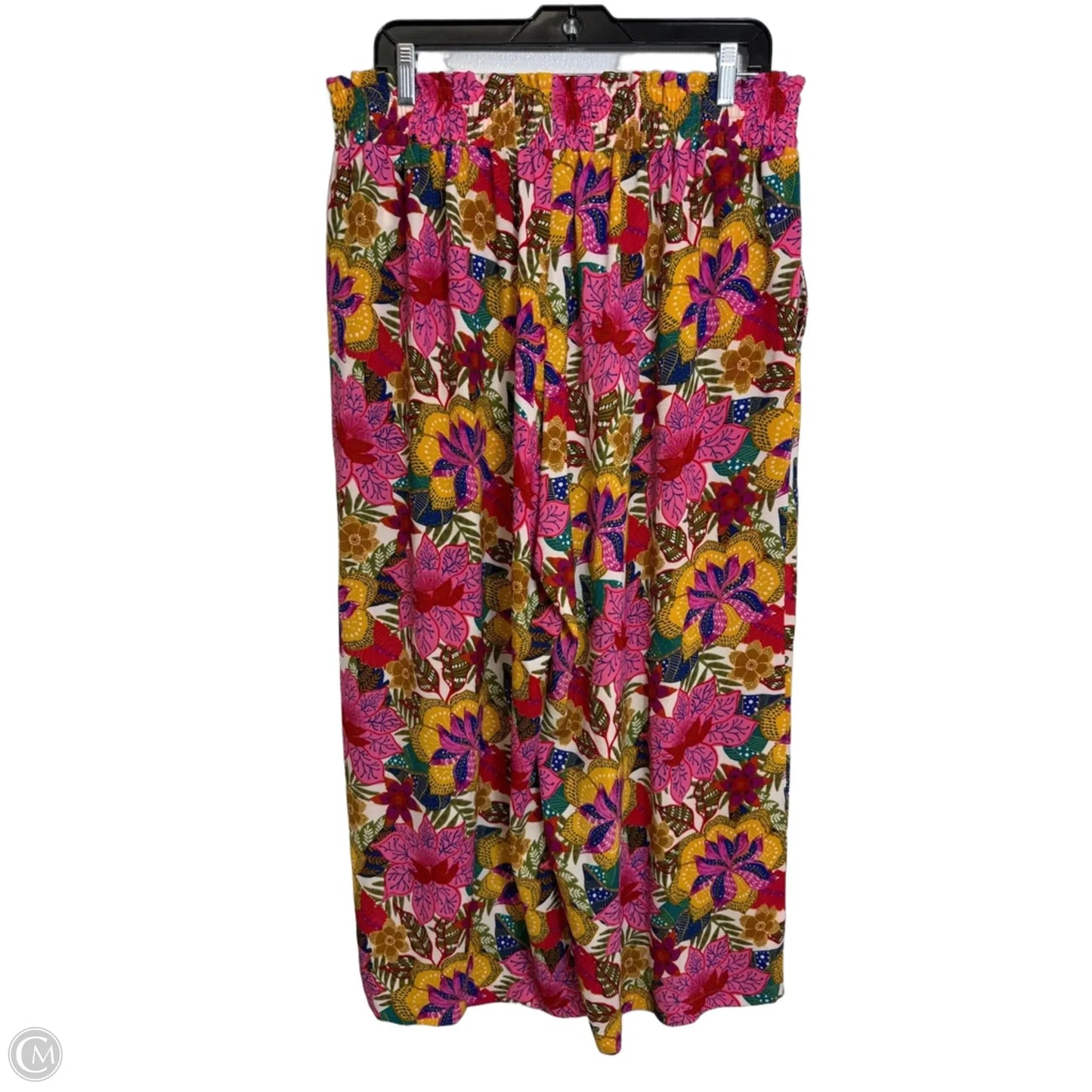 Capris 2pc By Rose And Olive In Floral Print, Size: 1x