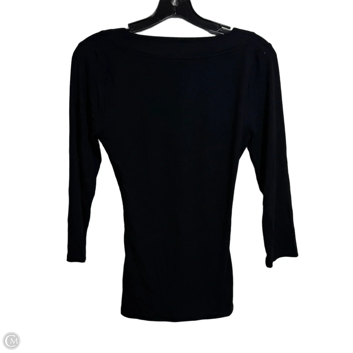 Top Long Sleeve By Lauren By Ralph Lauren In Black, Size: S