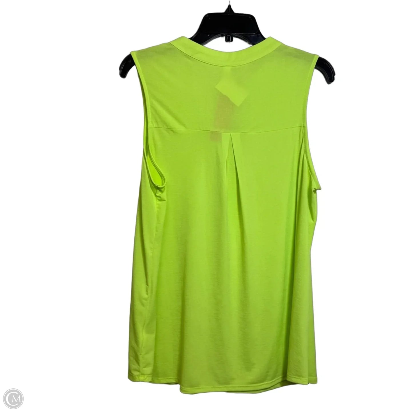 Top Sleeveless By Dear Scarlett In Green, Size: L