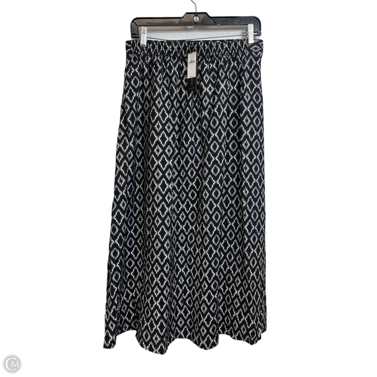 Skirt Midi By Banana Republic In Black, Size: S