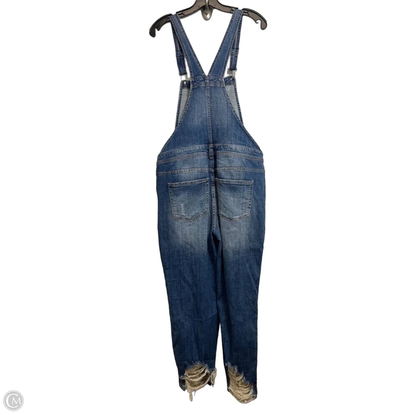 Overalls By Harper In Blue Denim, Size: L