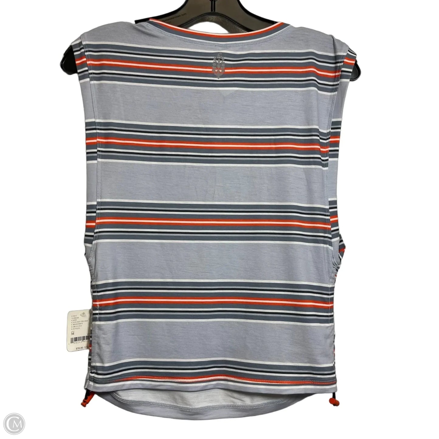 Top Sleeveless By Free People In Striped Pattern, Size: M