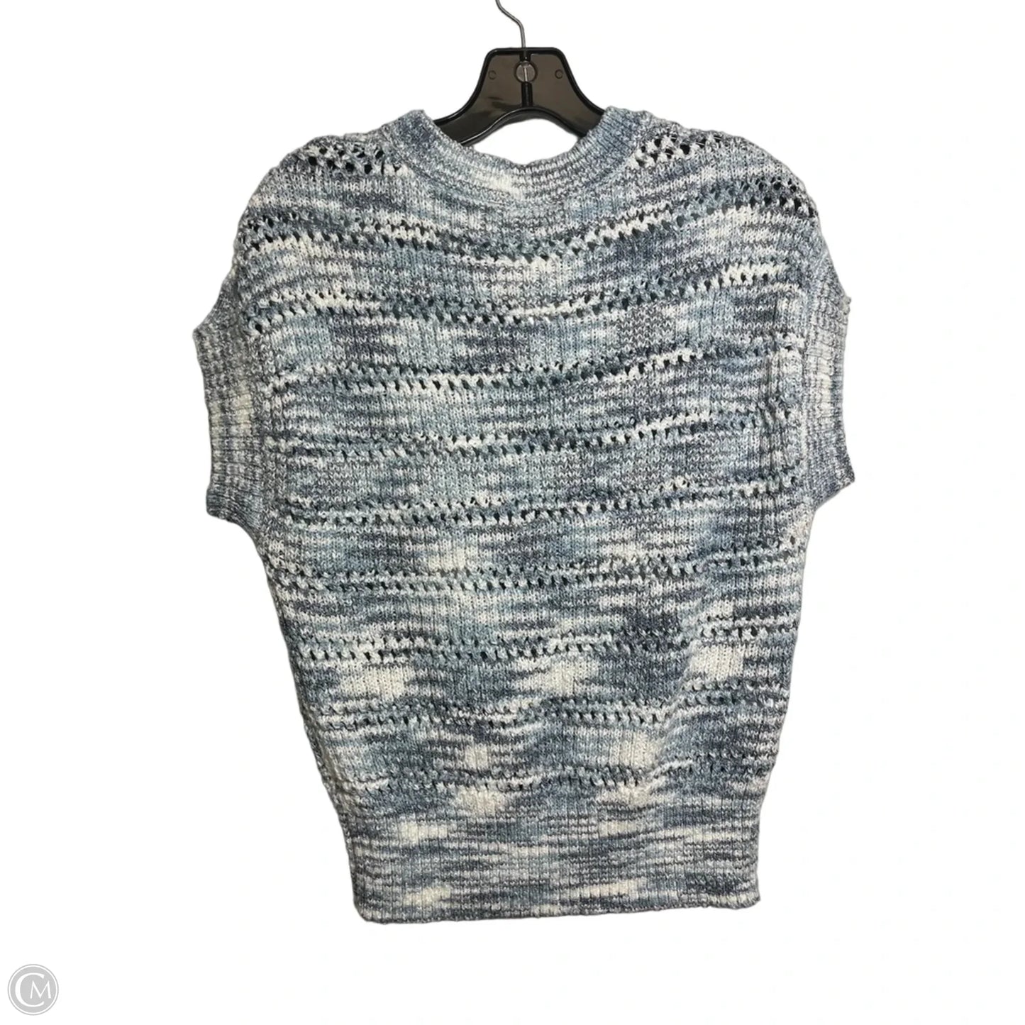 Sweater Short Sleeve By Loft In Blue, Size: Xs