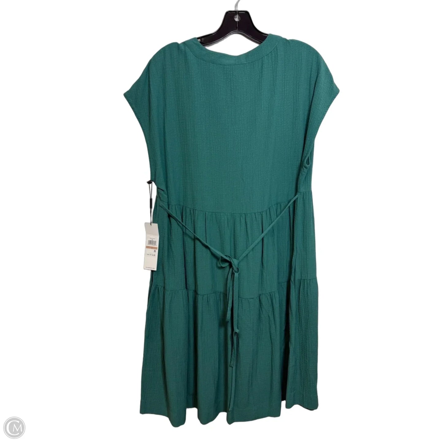 Dress Casual Short By Calvin Klein In Green, Size: 12