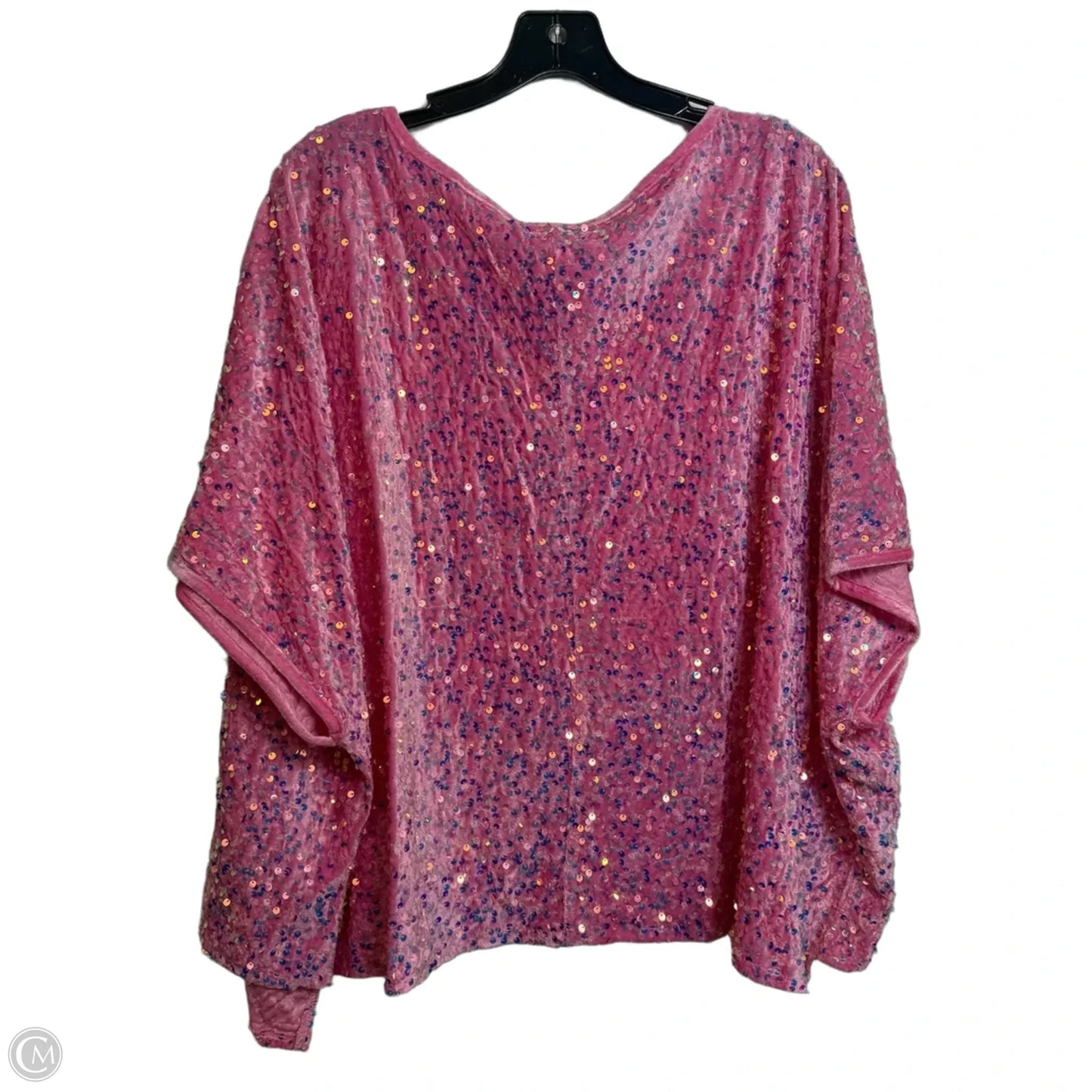 Top Short Sleeve Basic By White Birch In Pink, Size: 1x