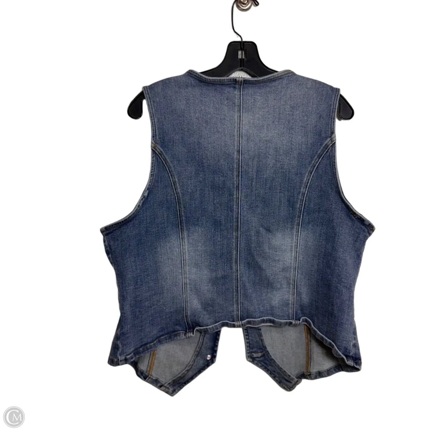 Vest Other By Risen In Blue Denim, Size: 2x