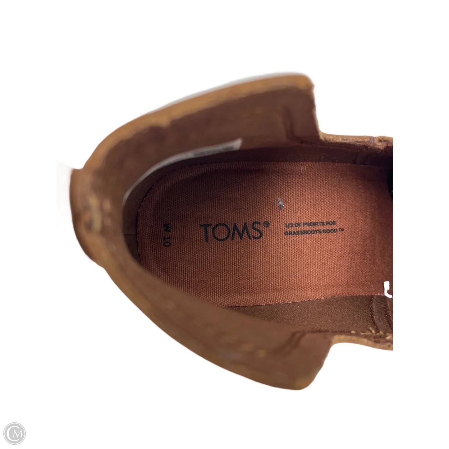 Shoes Heels Wedge By Toms In Tan, Size: 10