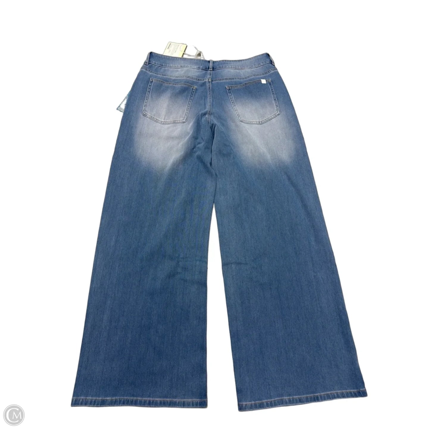 New! Jeans Wide Leg By Halara In Blue Denim, Size: M