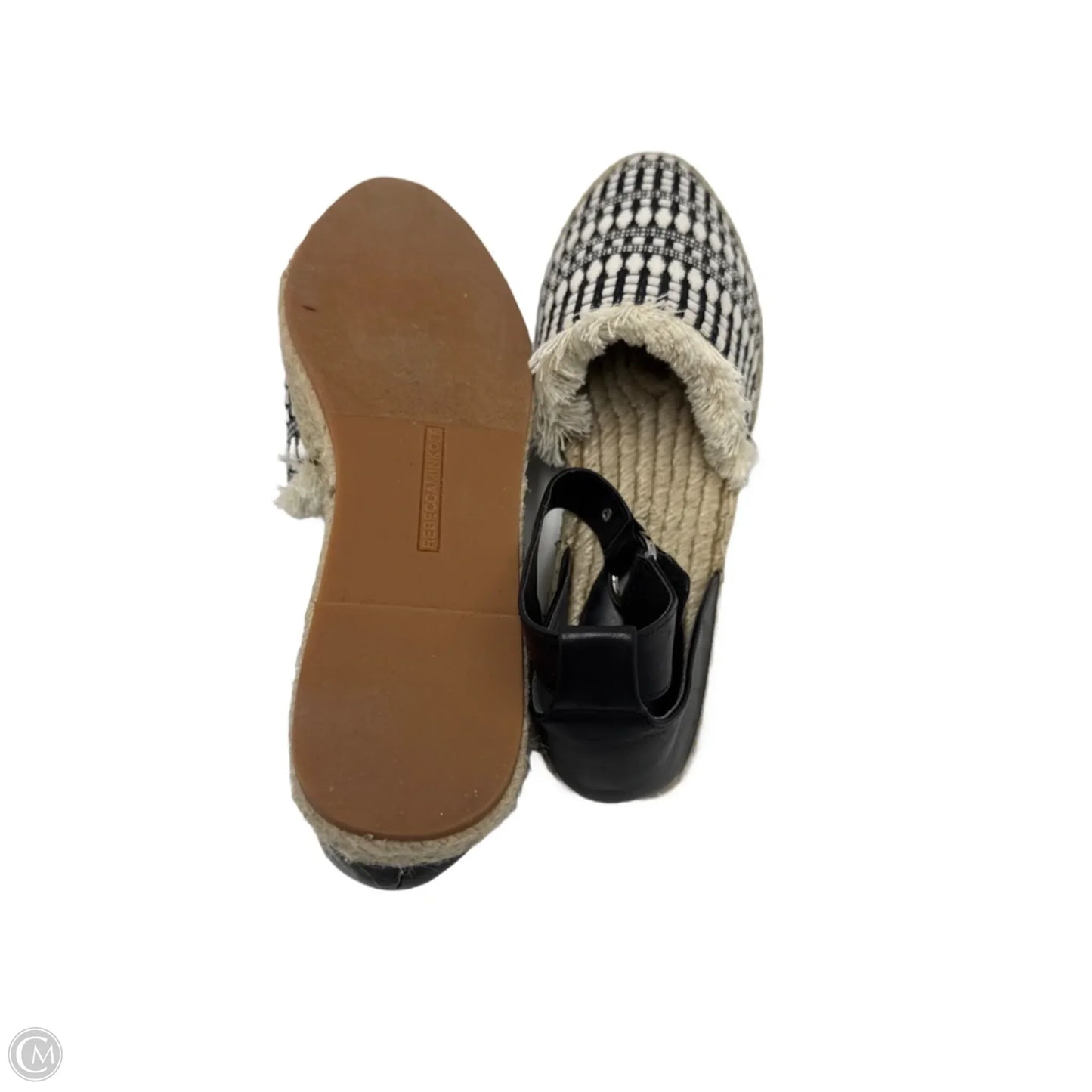 Rebecca Minkoff Espadrille Designer Shoes In Black, Size: 8.5