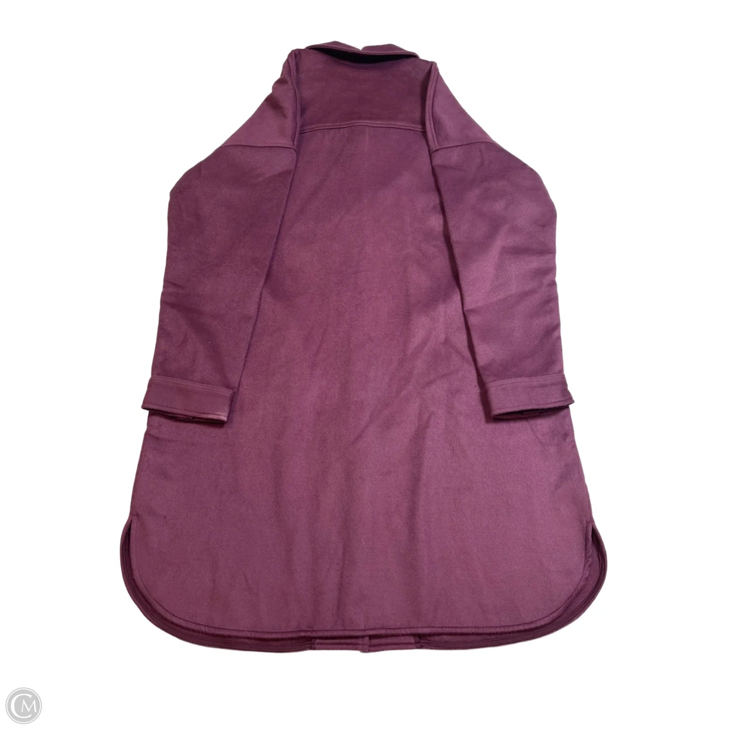 Coat Peacoat By J. Jill In Maroon, Size: L