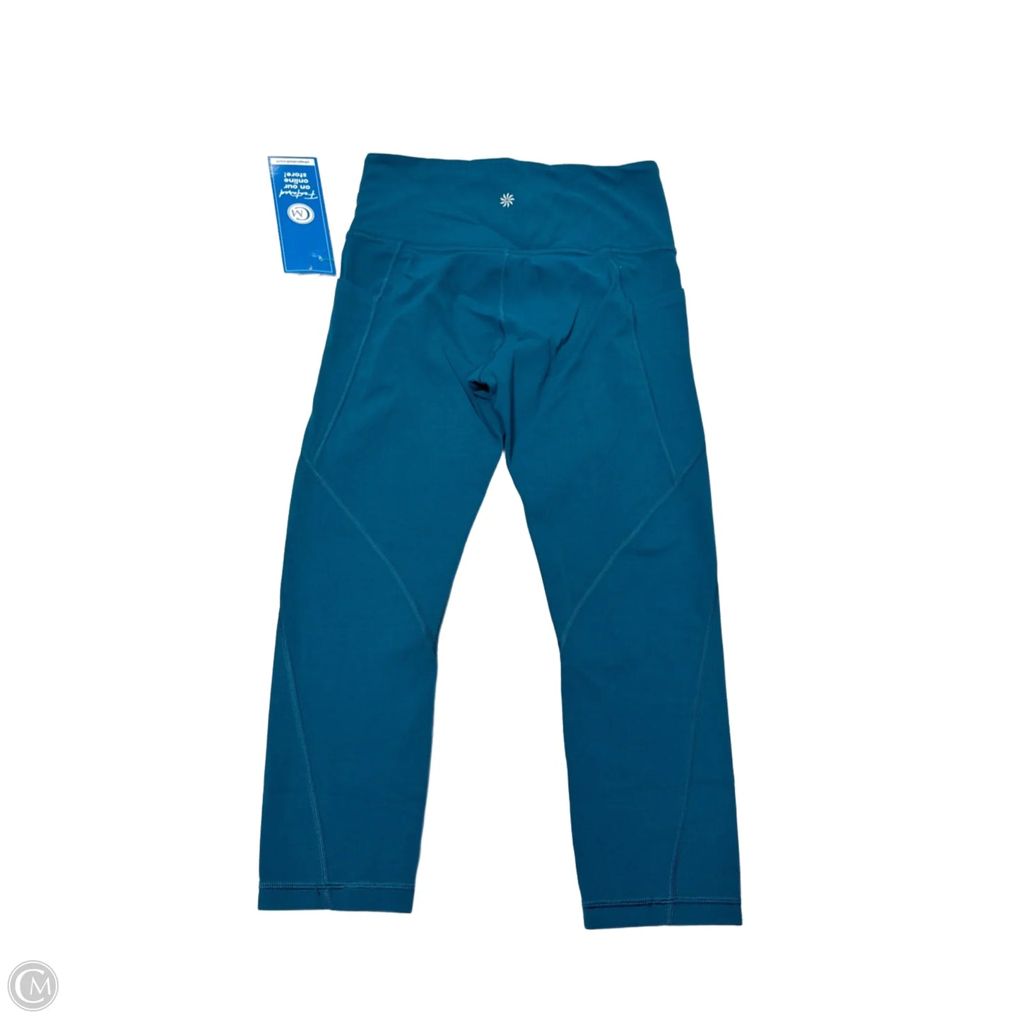 Athletic Capris By Athleta In Teal, Size: S