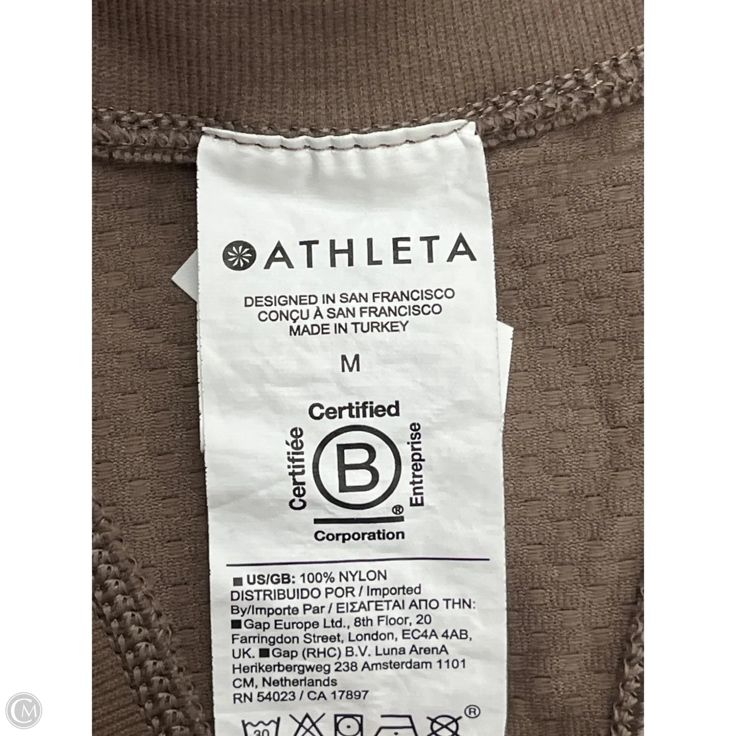 Athletic Tank Top By Athleta In Brown, Size: M