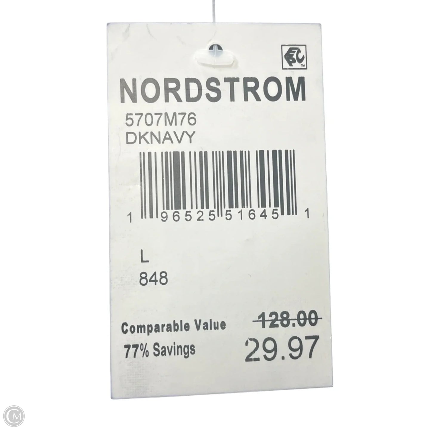 Top Sleeveless By Max Studio In Navy, Size: L