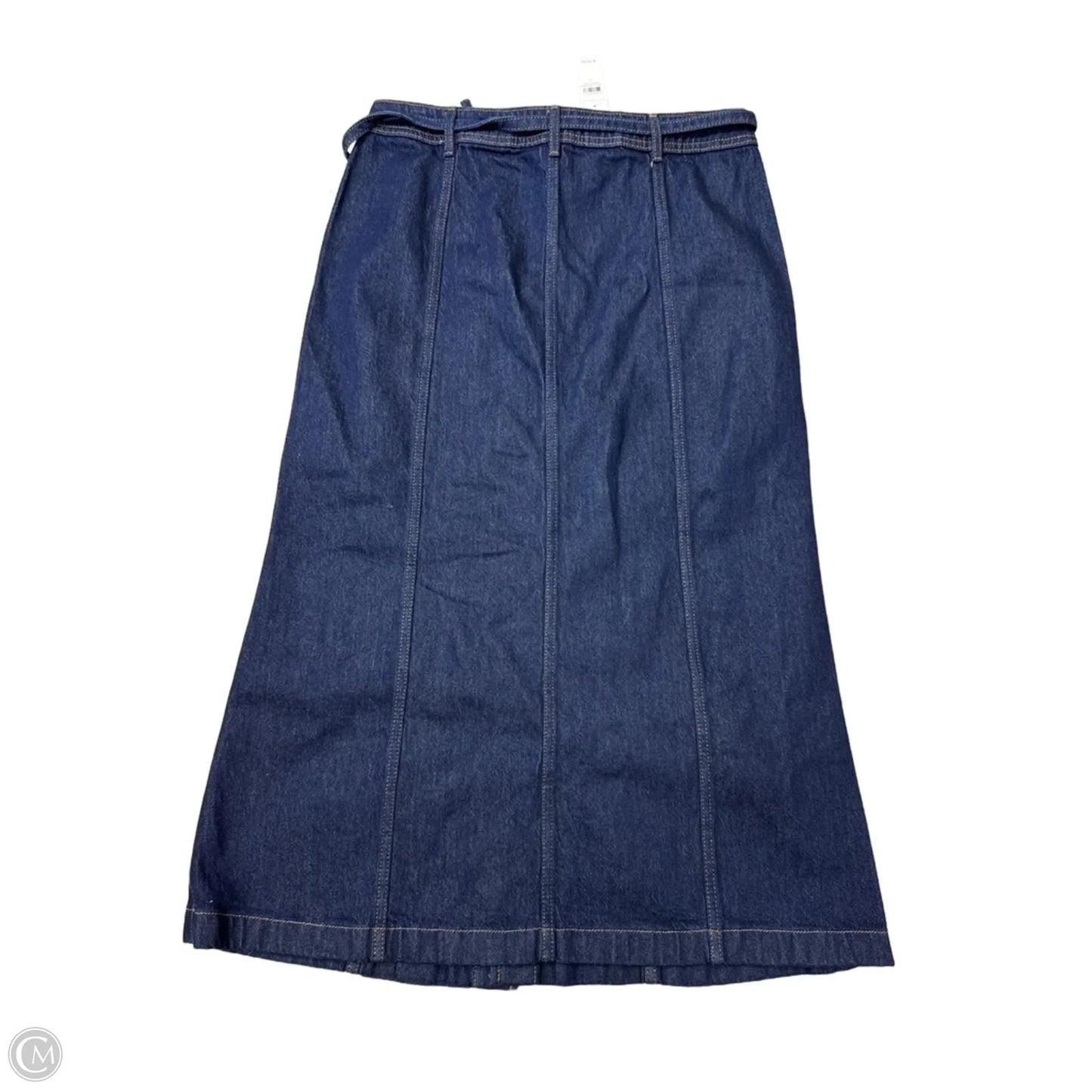 Skirt Maxi By Ann Taylor In Blue Denim, Size: 10