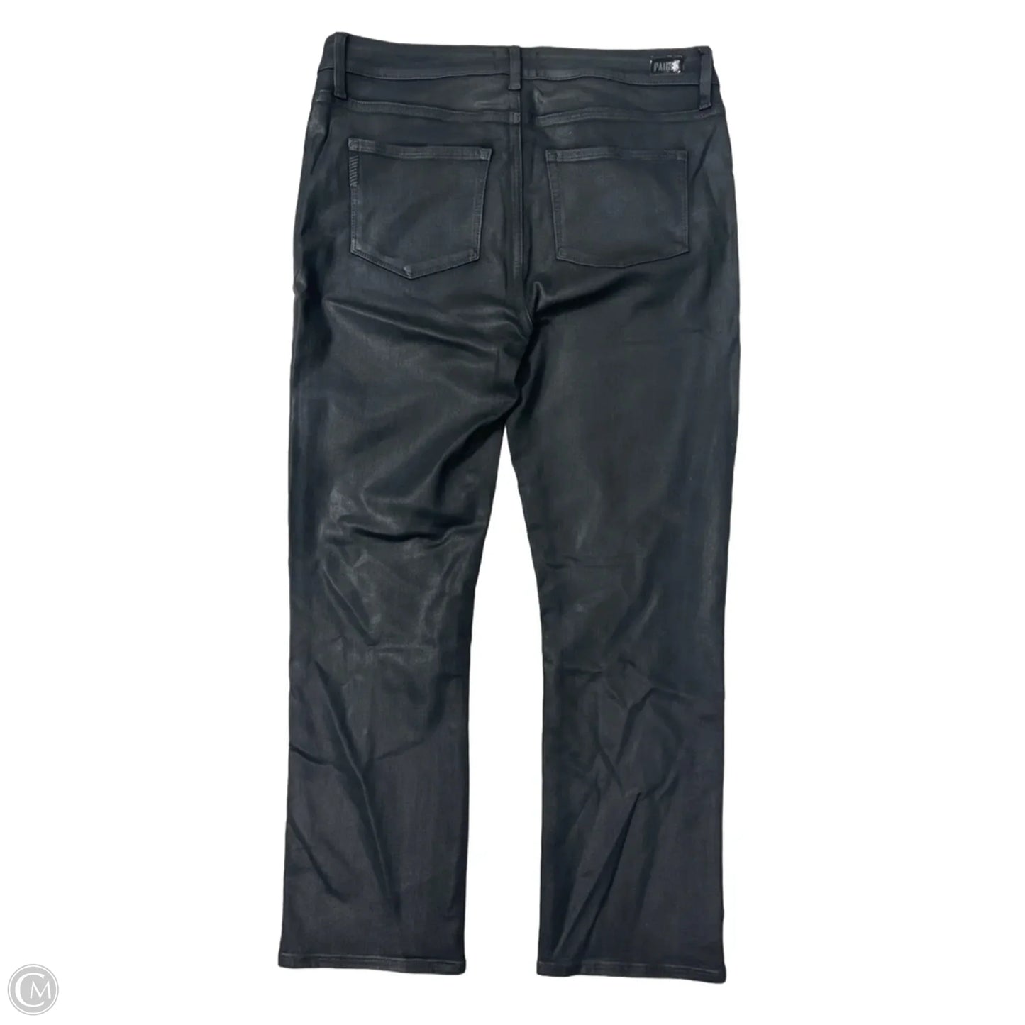 Jeans Straight By Paige In Black, Size: 14