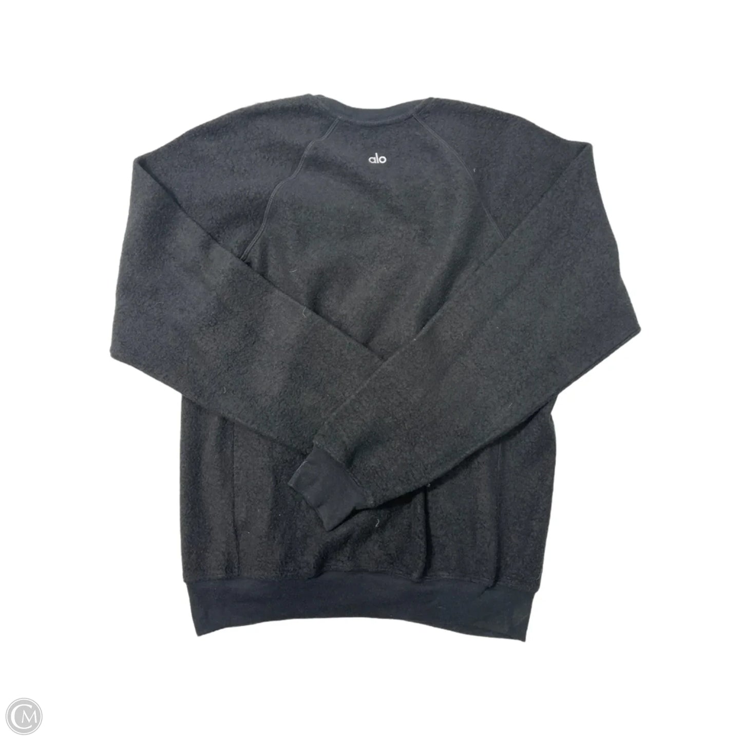 Athletic Sweatshirt Crewneck By Alo In Black, Size: M