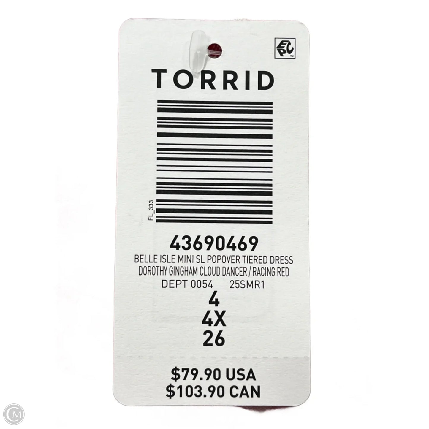 Dress Casual Short By Torrid In Red & White, Size: 4x