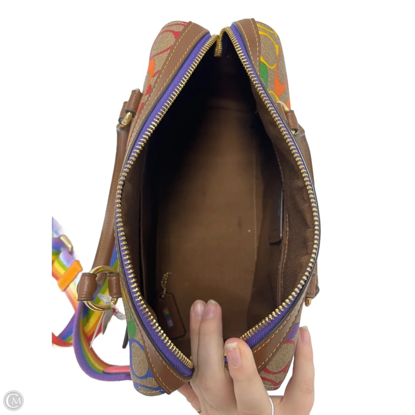 Coach Ltd. Edition Rowan Rainbow Designer Satchel / Handbag