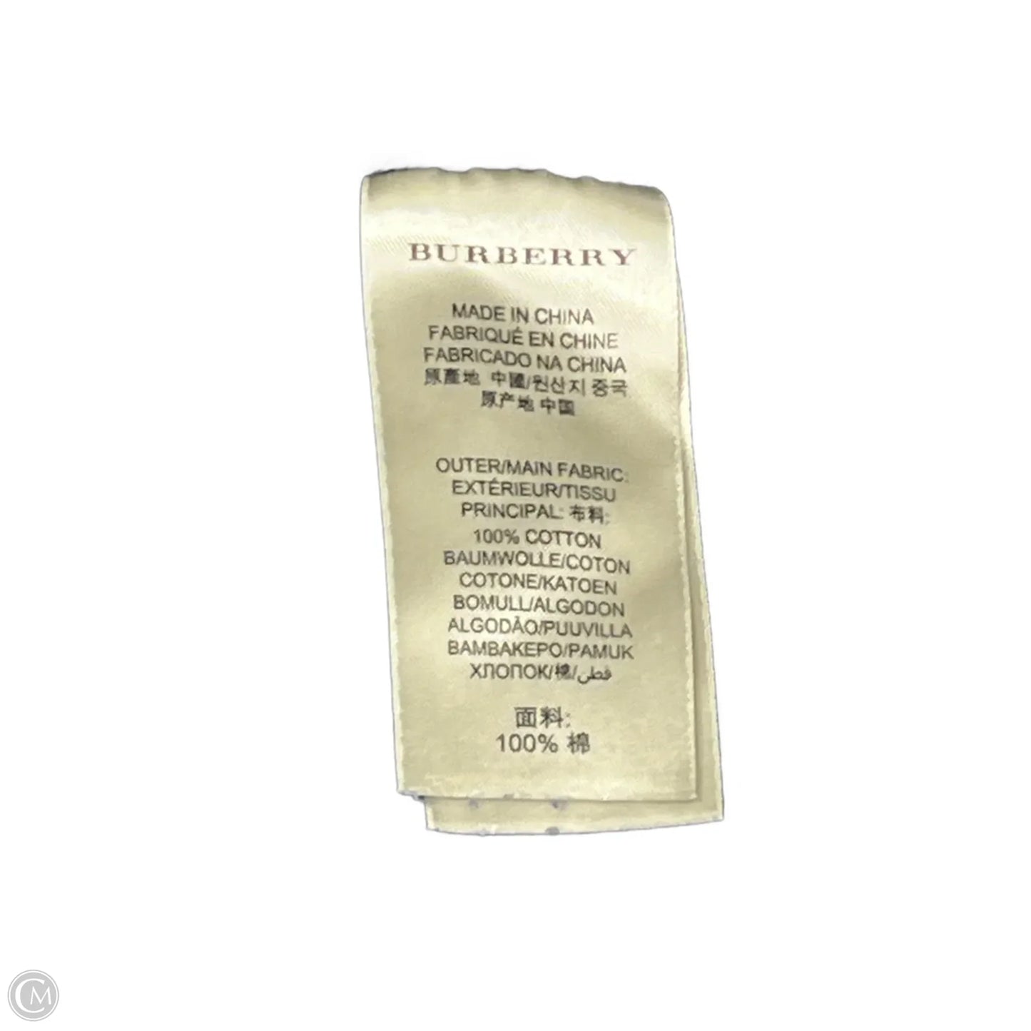 Sweatshirt 1/4 Zip Luxury Designer By Burberry In Black, Size: Xl