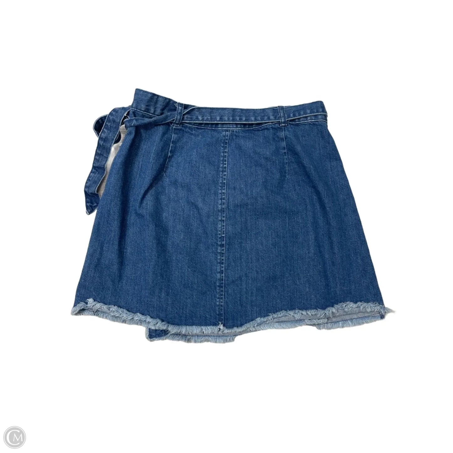 Skirt Mini & Short By Madewell In Blue Denim, Size: 12