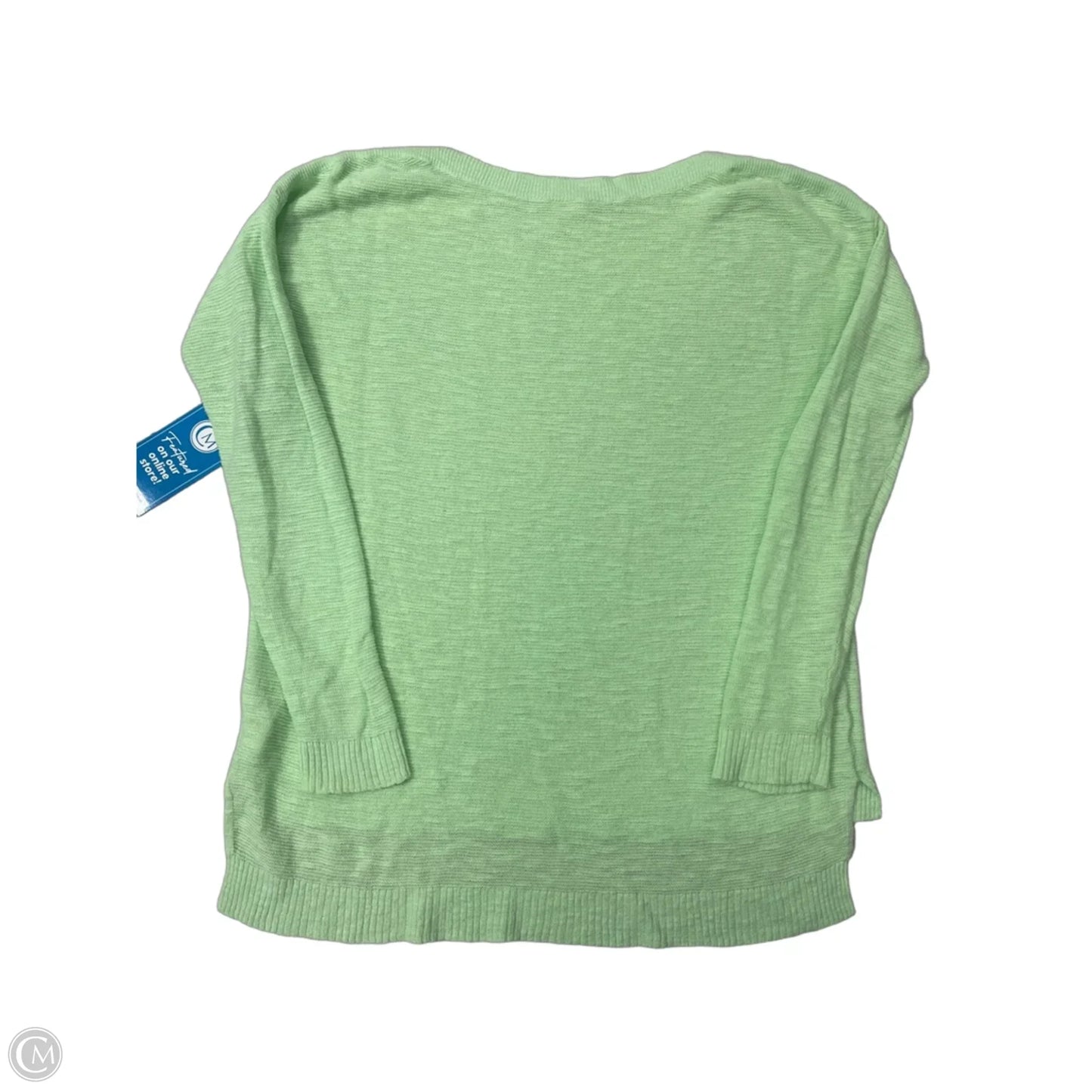 Sweater By Eileen Fisher In Green, Size: Xs