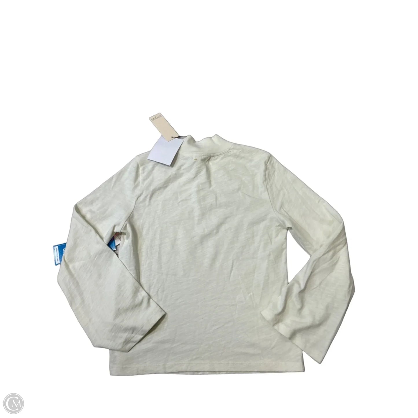 New! Top Long Sleeve By Nation In Cream, Size: S