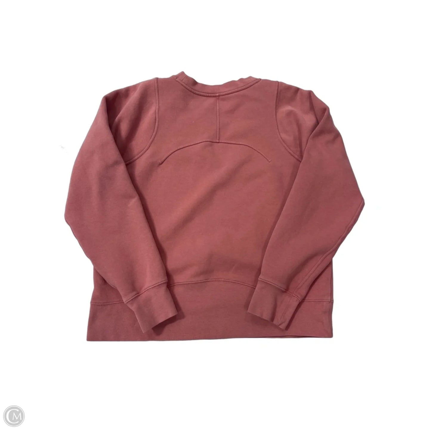 Athletic Sweatshirt Crewneck By Lululemon In Pink, Size: S