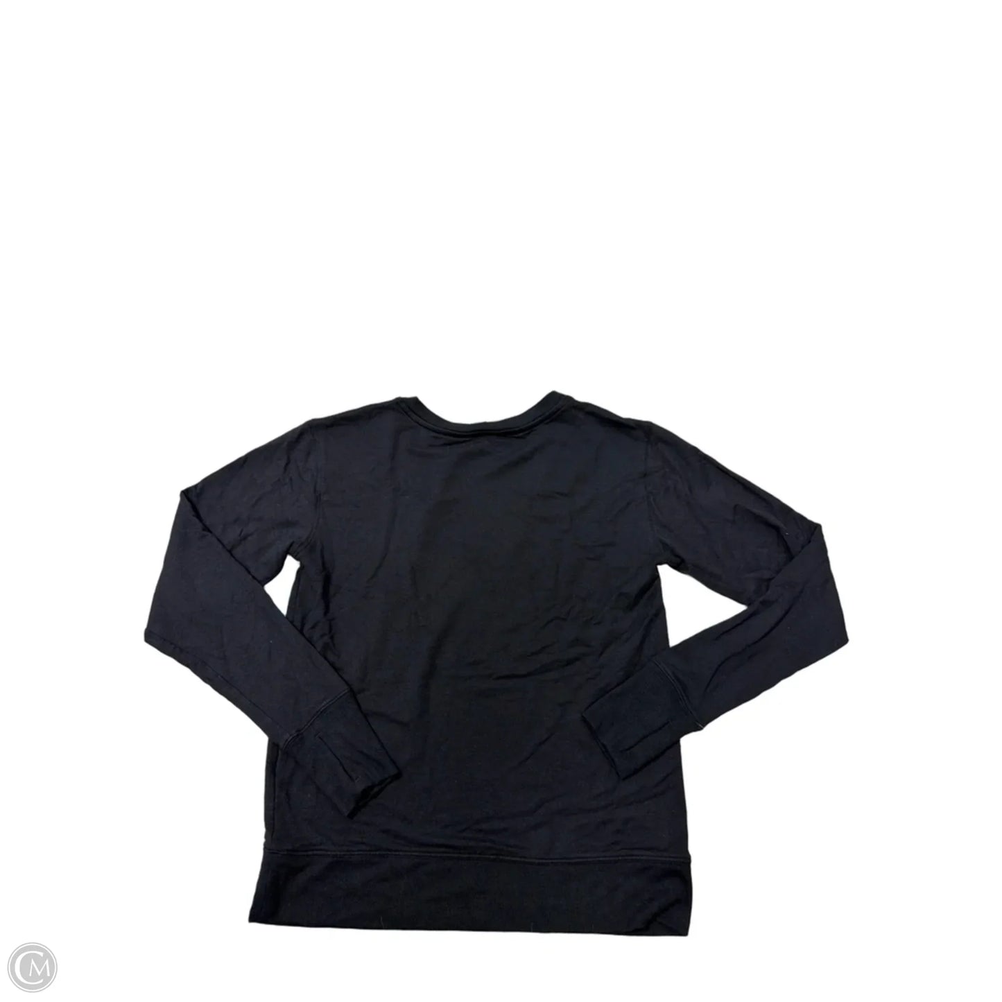 Athletic Top Long Sleeve Crewneck By Athleta In Black, Size: Xs