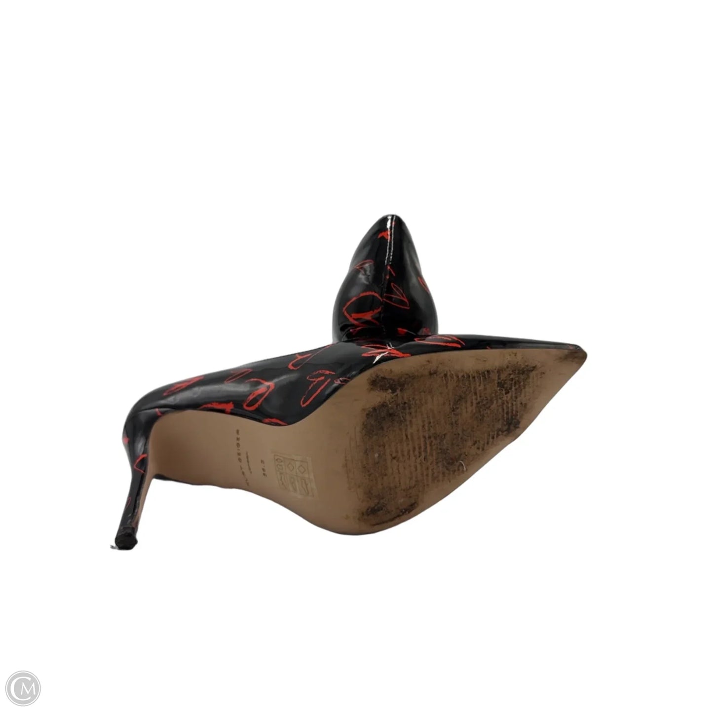 Shoes Designer By Kurt Geiger In Black & Red, Size: 6.5