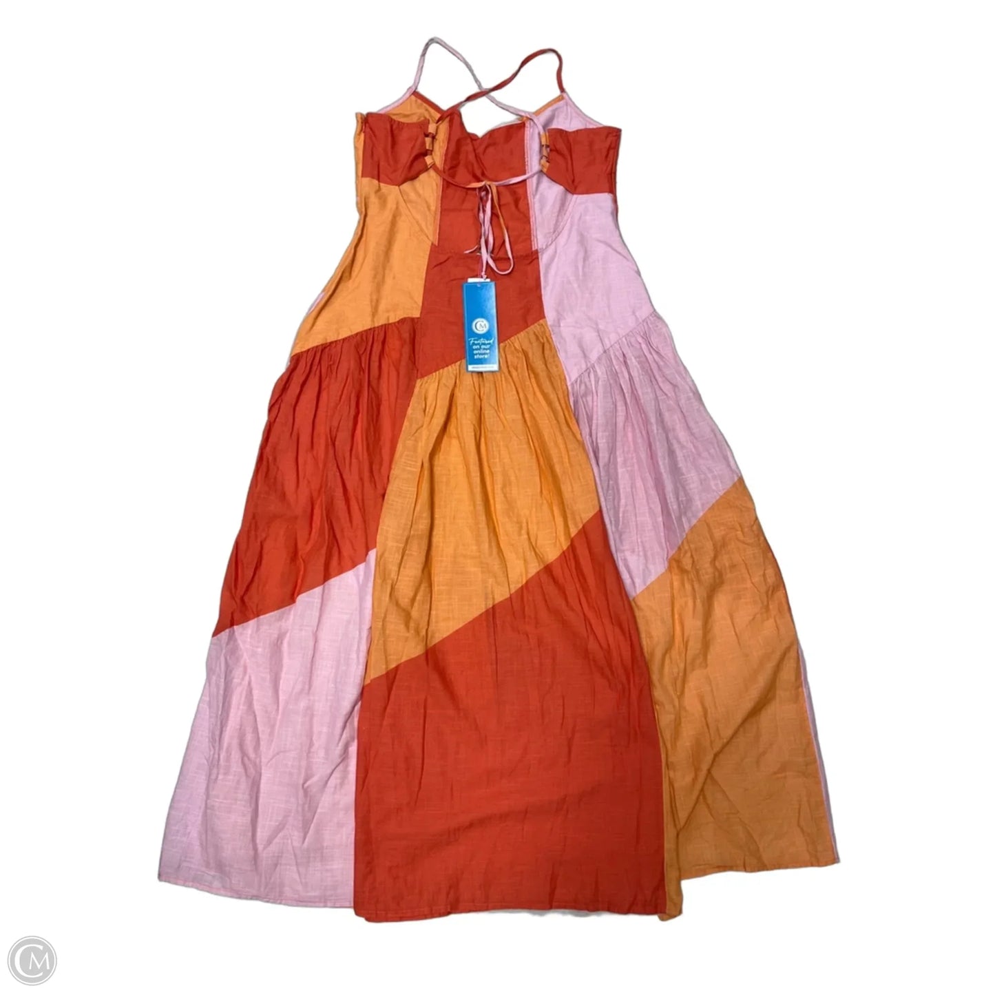 New! Dress Casual Maxi By Anthropologie In Orange, Size: Xl