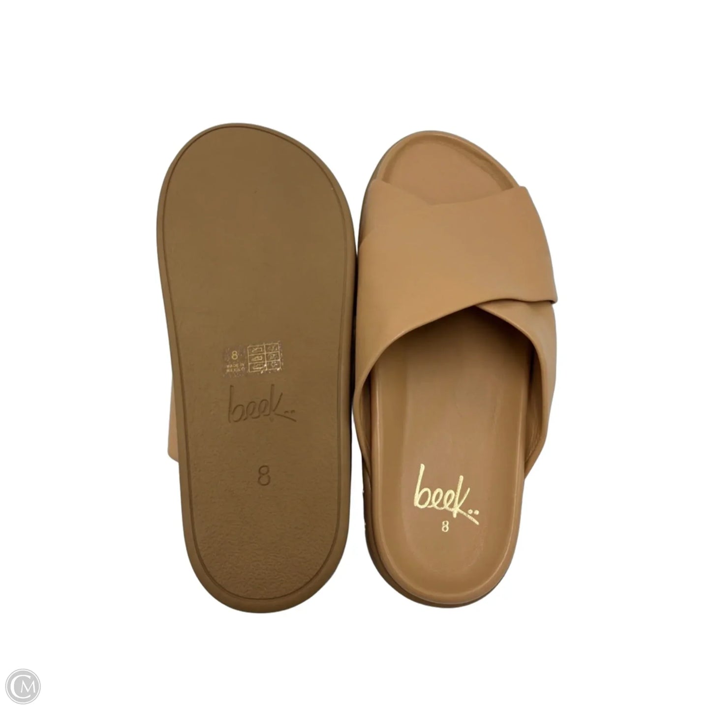 Sandals Flats By Beek In Tan, Size: 8
