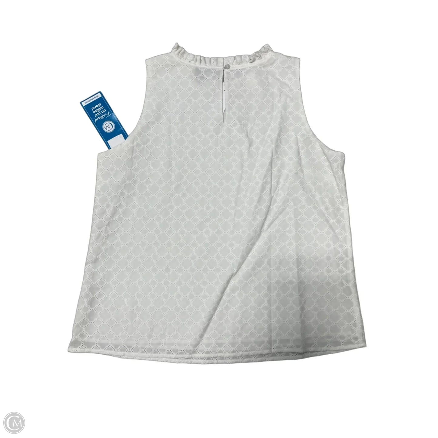 New! Top Sleeveless By Loft In White, Size: L