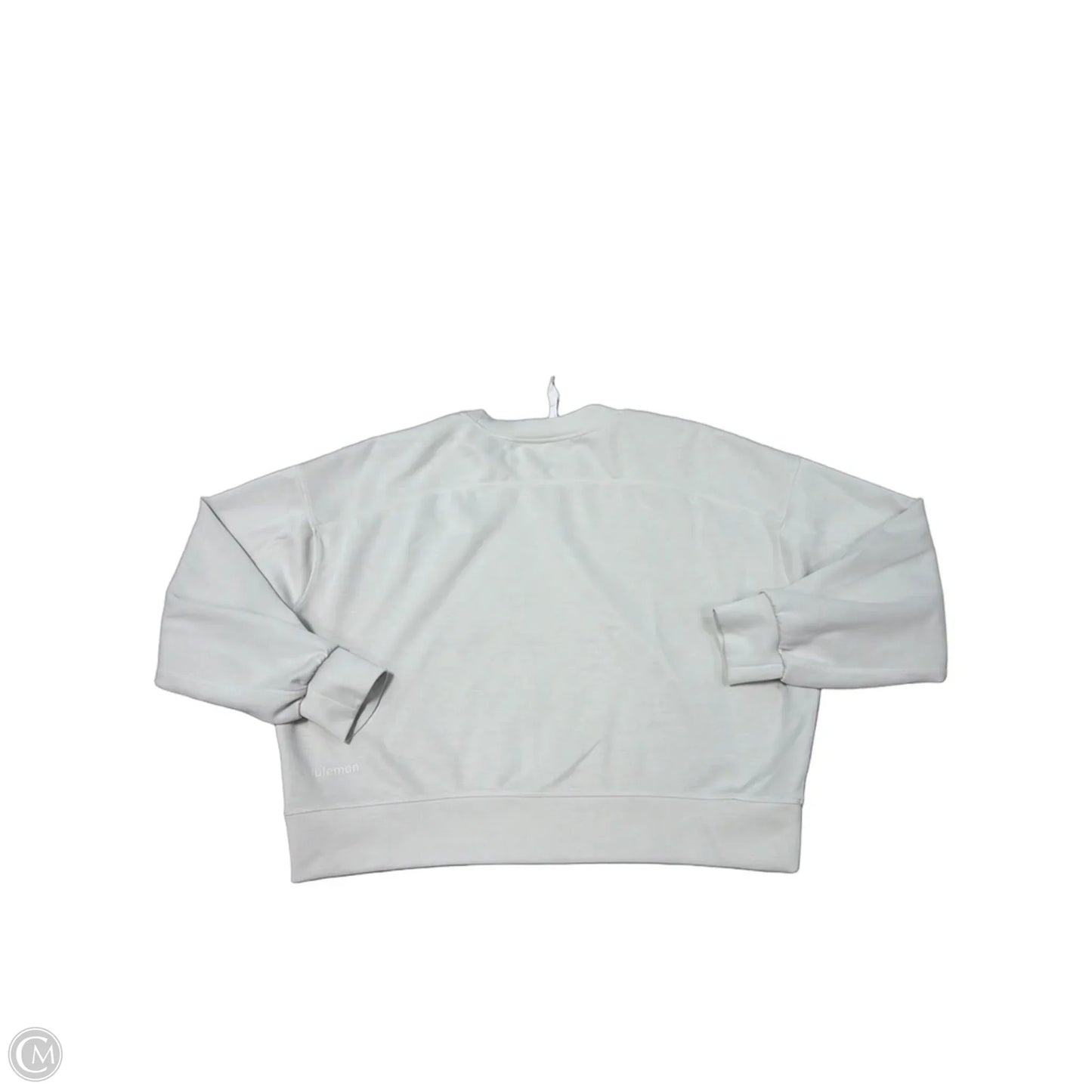 Top Long Sleeve By Lululemon In Grey, Size: M
