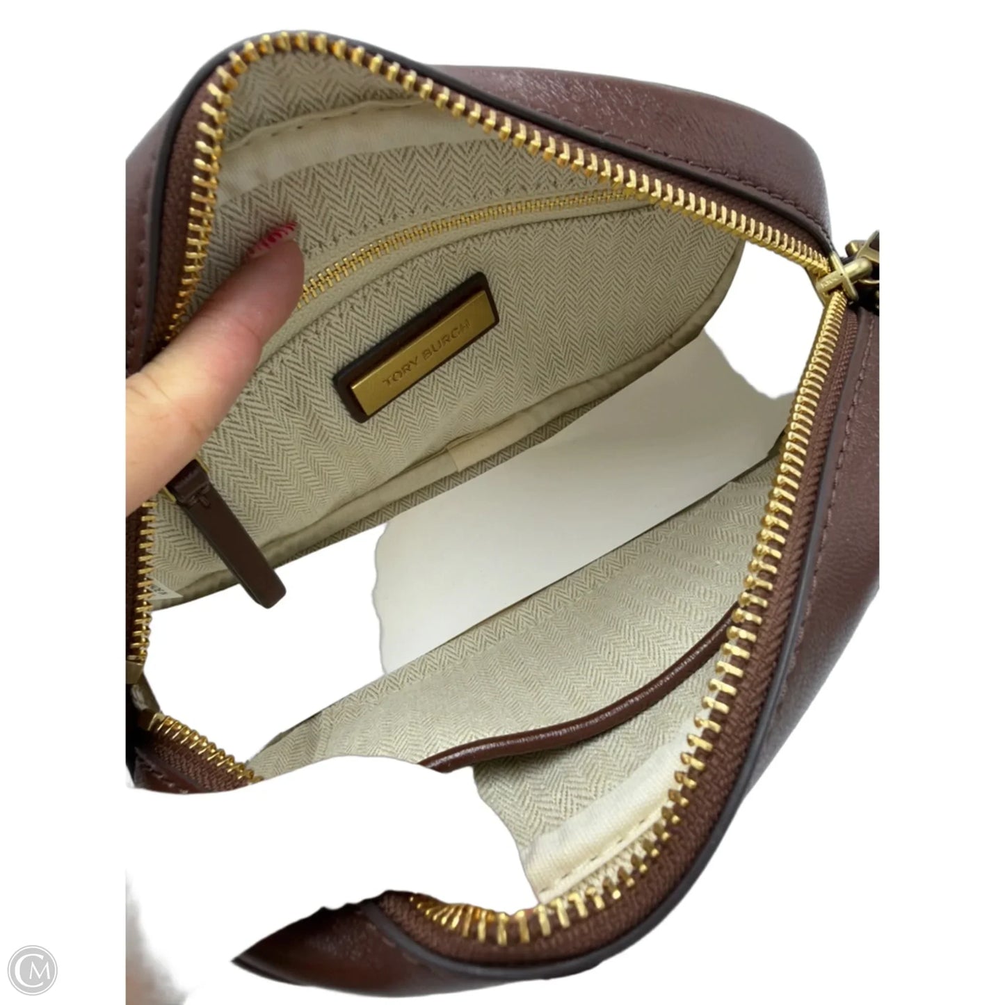 Tory Burch Kira Chevron Moto Quilted Designer Handbag