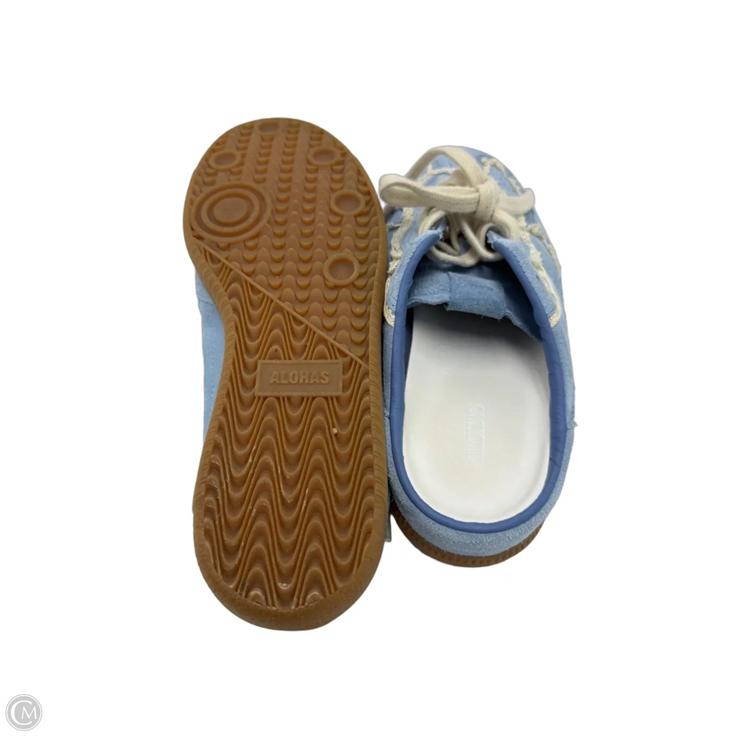 Shoes Flats By Alohas In Blue, Size: 7