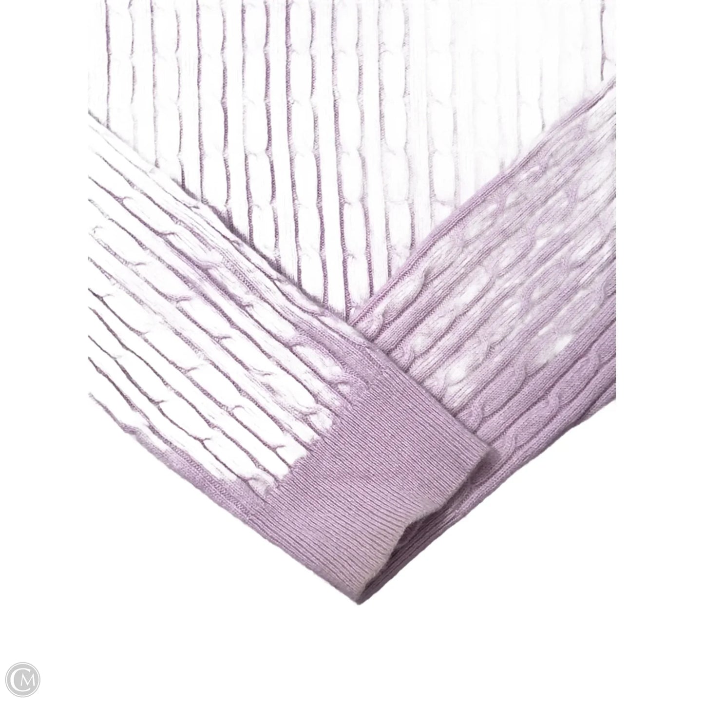 Sweater Cashmere By Brooks Brothers In Purple, Size: L