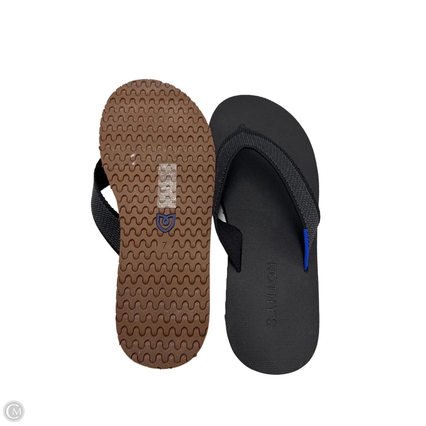 Like New! Sandals Designer By Rothys In Black, Size: 8.5 (39.5)