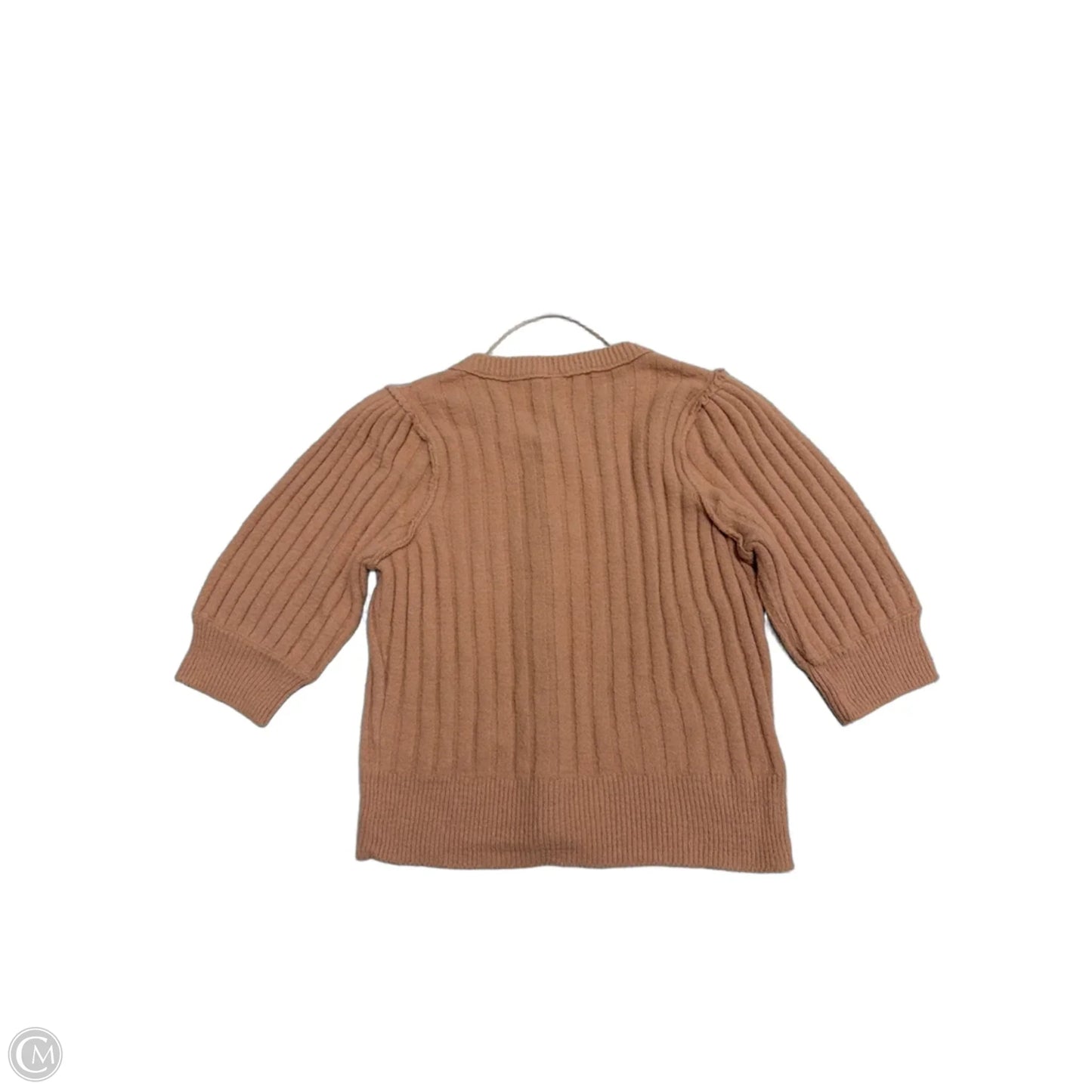 Sweater Short Sleeve By Free People In Orange, Size: S