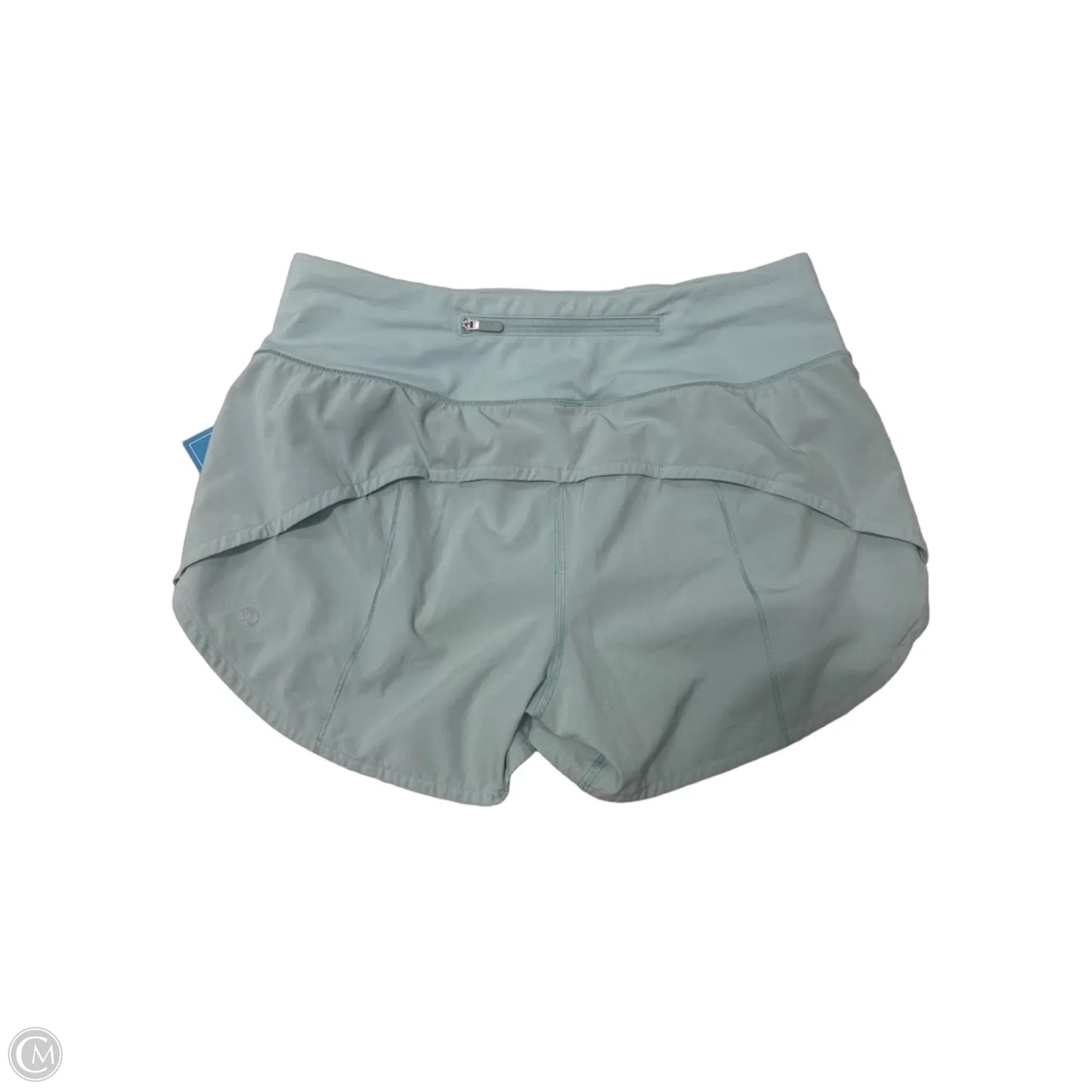 Athletic Shorts By Lululemon In Green, Size: 6