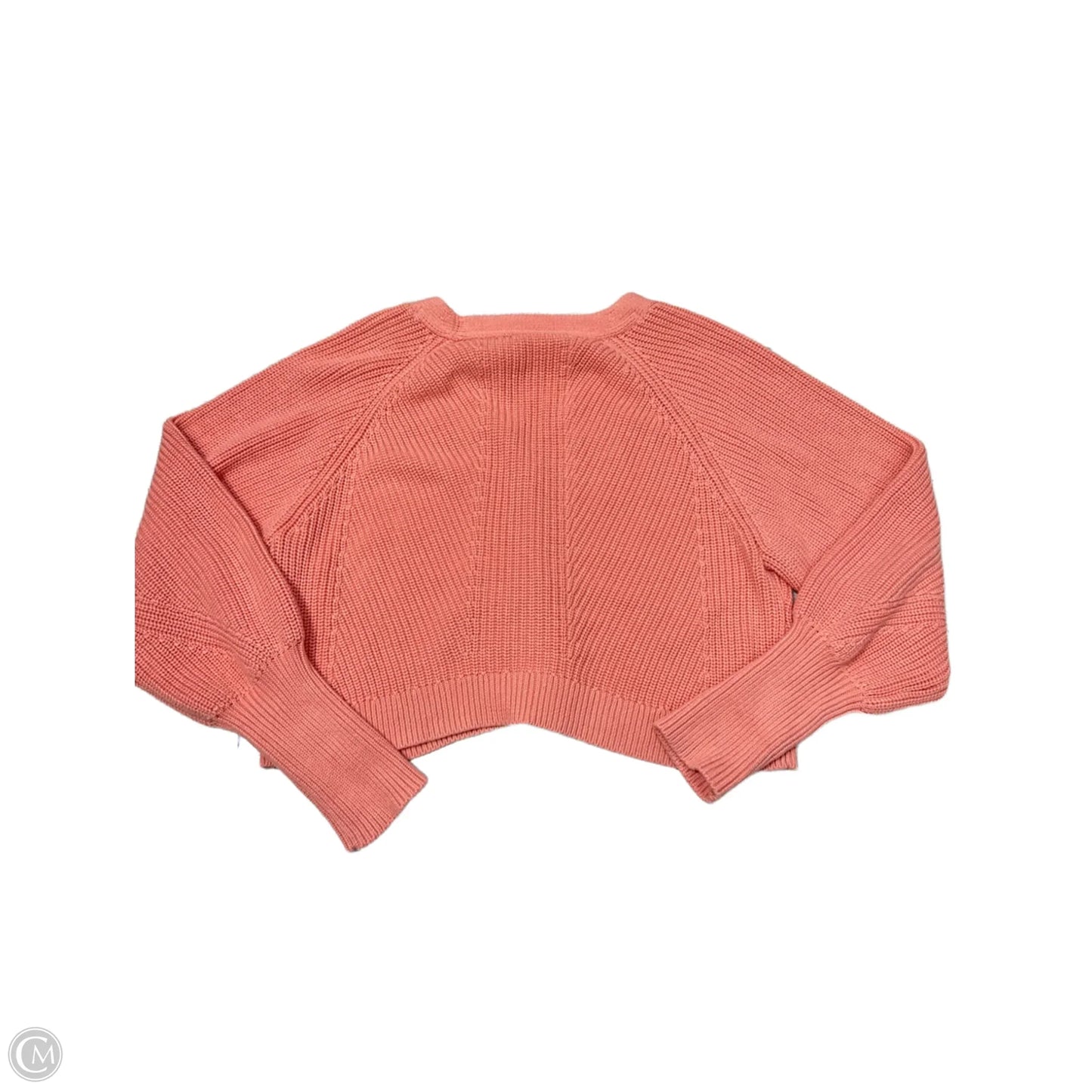 Sweater Cardigan By 525 In Pink, Size: L