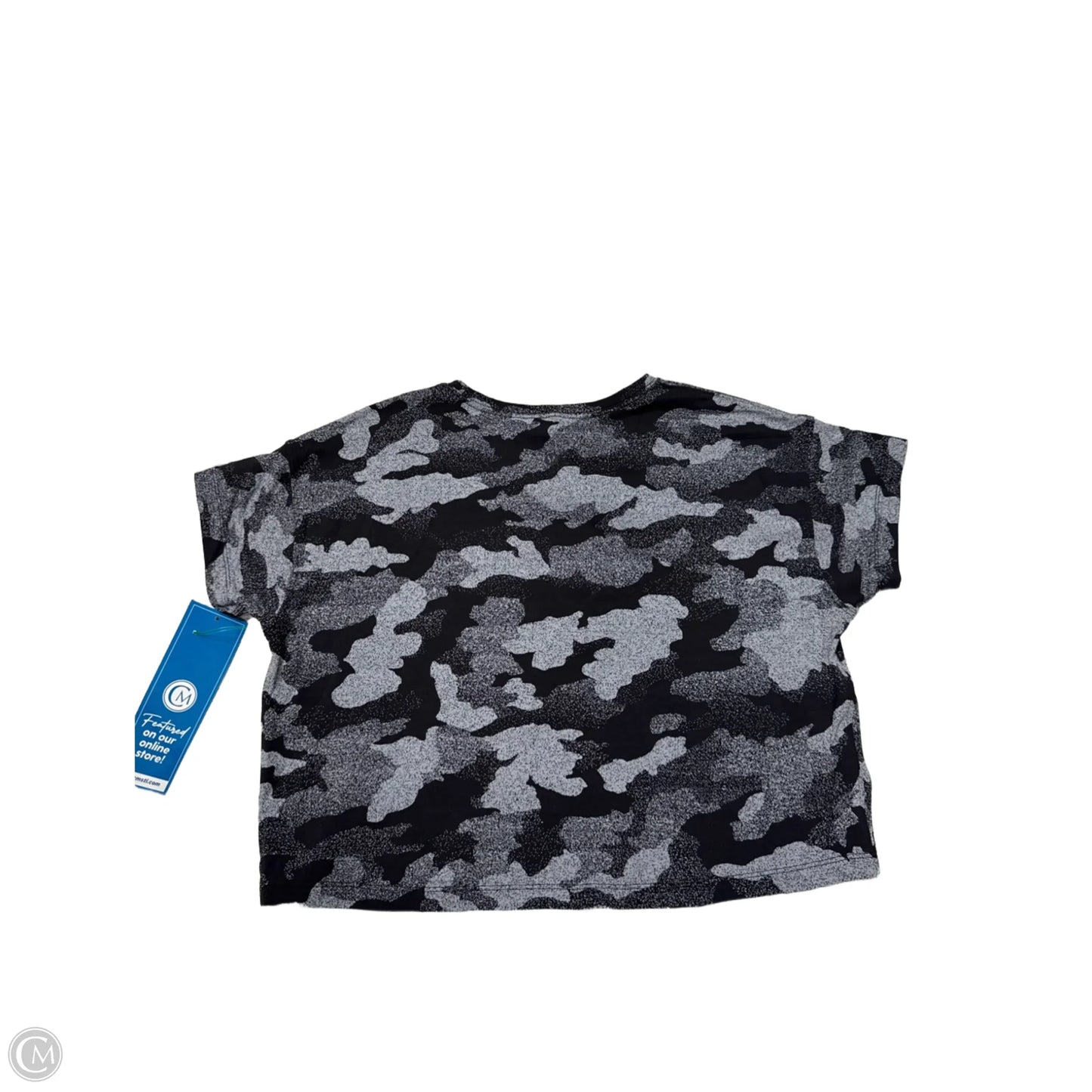 Athletic Top Short Sleeve By Lululemon In Camouflage Print, Size: S