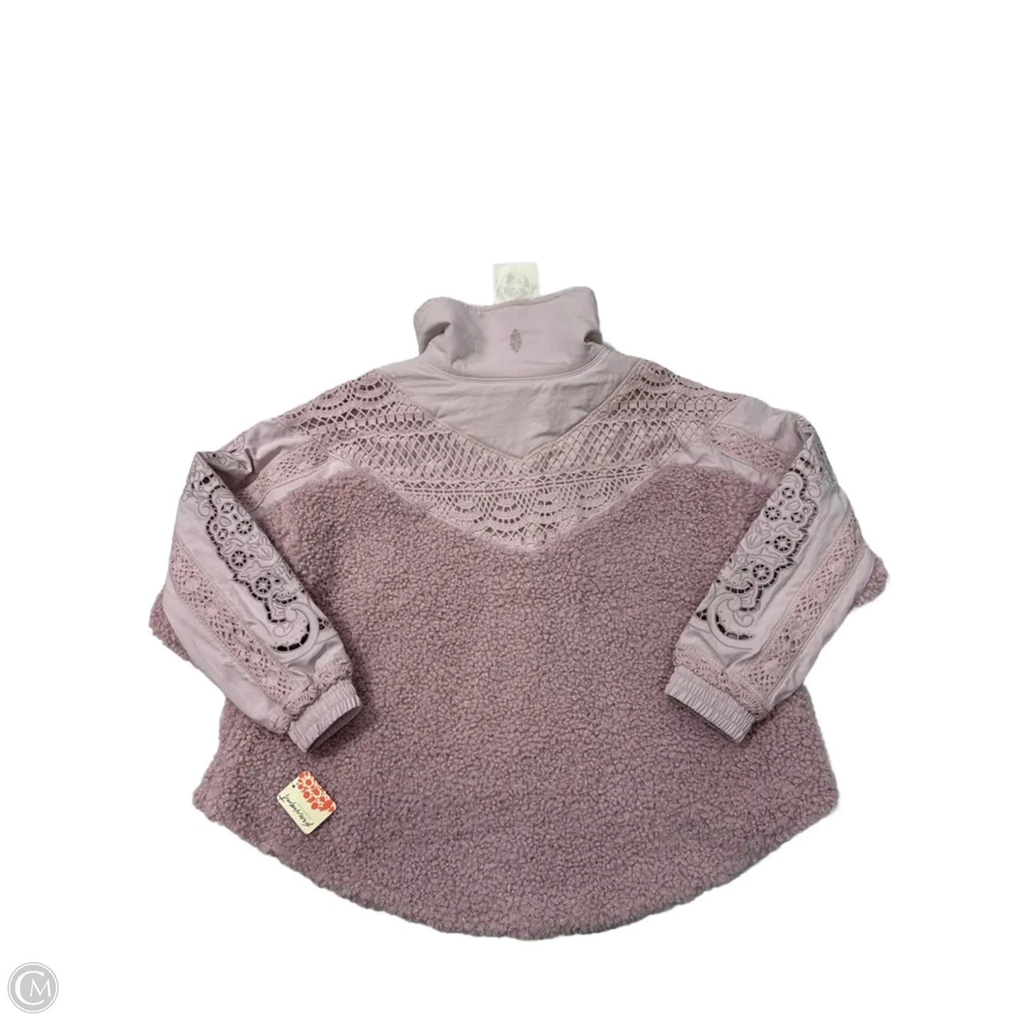 New! Jacket Faux Fur & Sherpa By Free People In Pink, Size: Xs