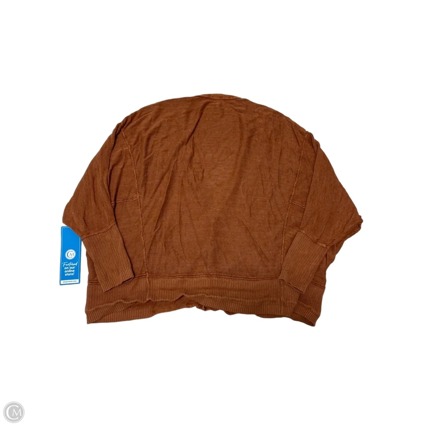Sweater Cardigan By Free People In Orange, Size: S
