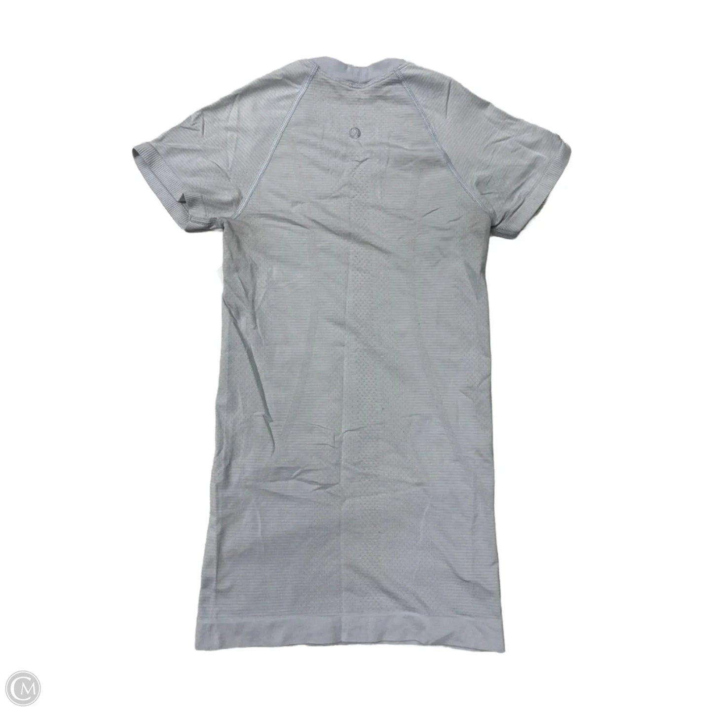 Athletic Top Short Sleeve By Lululemon In White, Size: 0