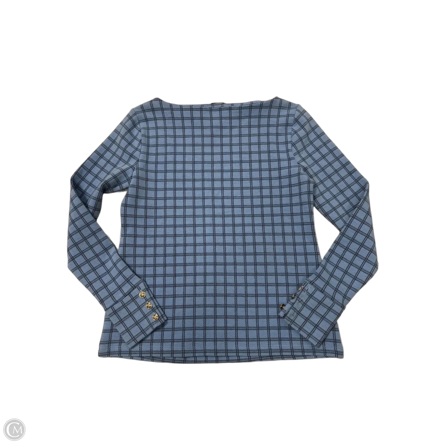 Top Long Sleeve By Ann Taylor In Blue, Size: Xs