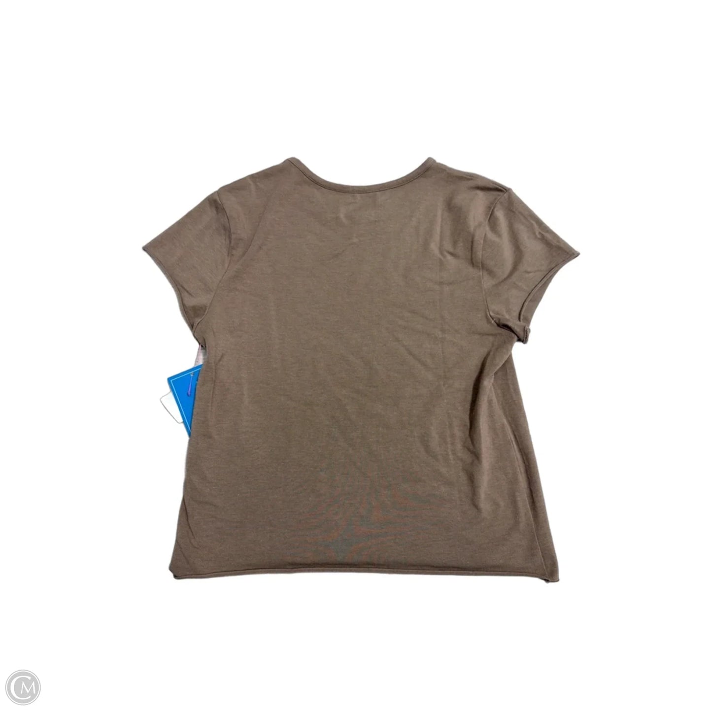 Top Short Sleeve By Anthropologie In Brown, Size: S