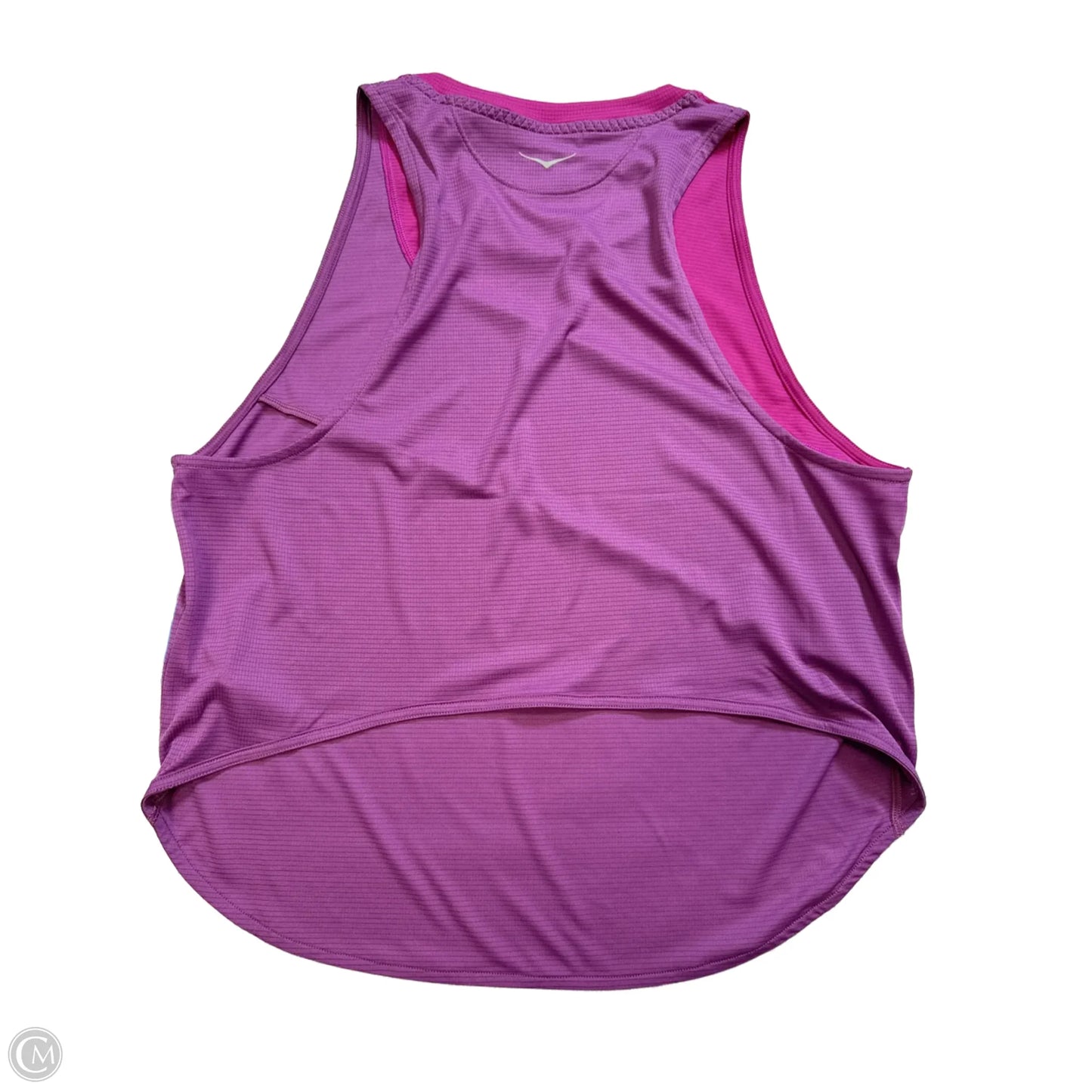 Athletic Tank Top By Hoka In Purple, Size: L